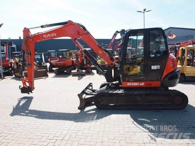 Kubota KX080-4a Міні-екскаватори < 7т