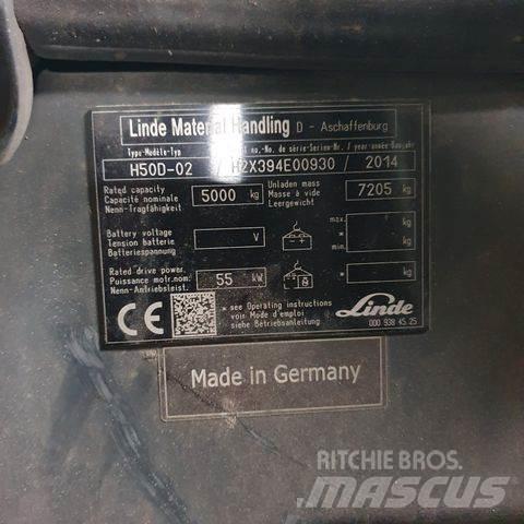 Linde H50D-02 Дизельні навантажувачі