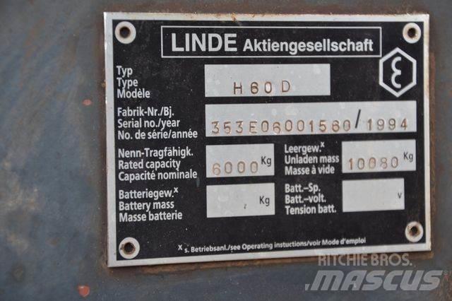 Linde H60D / Duplex Дизельні навантажувачі