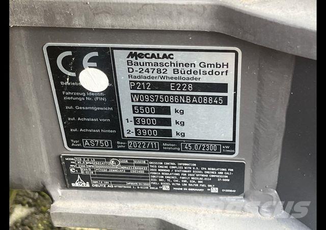 Mecalac AS 750 Фронтальні навантажувачі