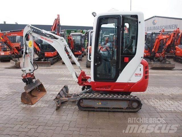 Takeuchi TB 216 Міні-екскаватори < 7т