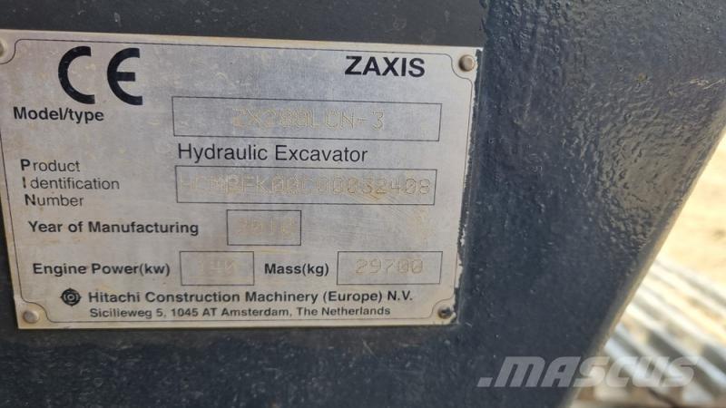 Hitachi ZX280 Гусеничні екскаватори