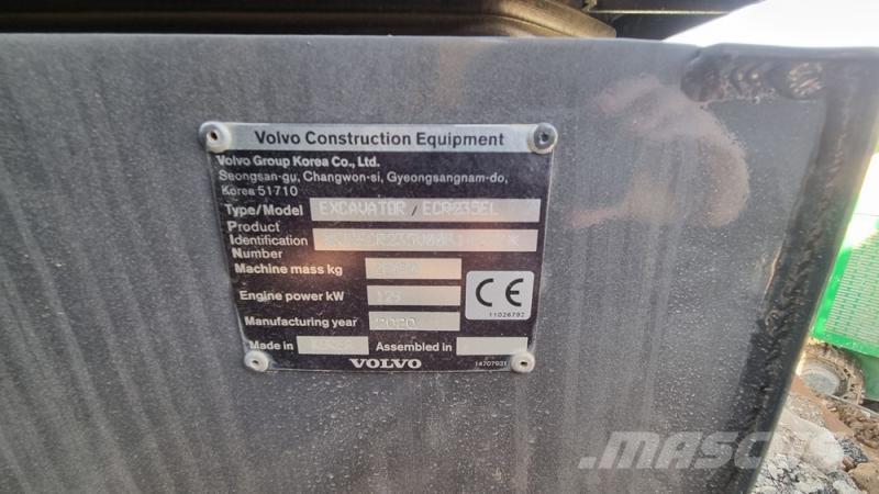 Volvo ecr235 Гусеничні екскаватори