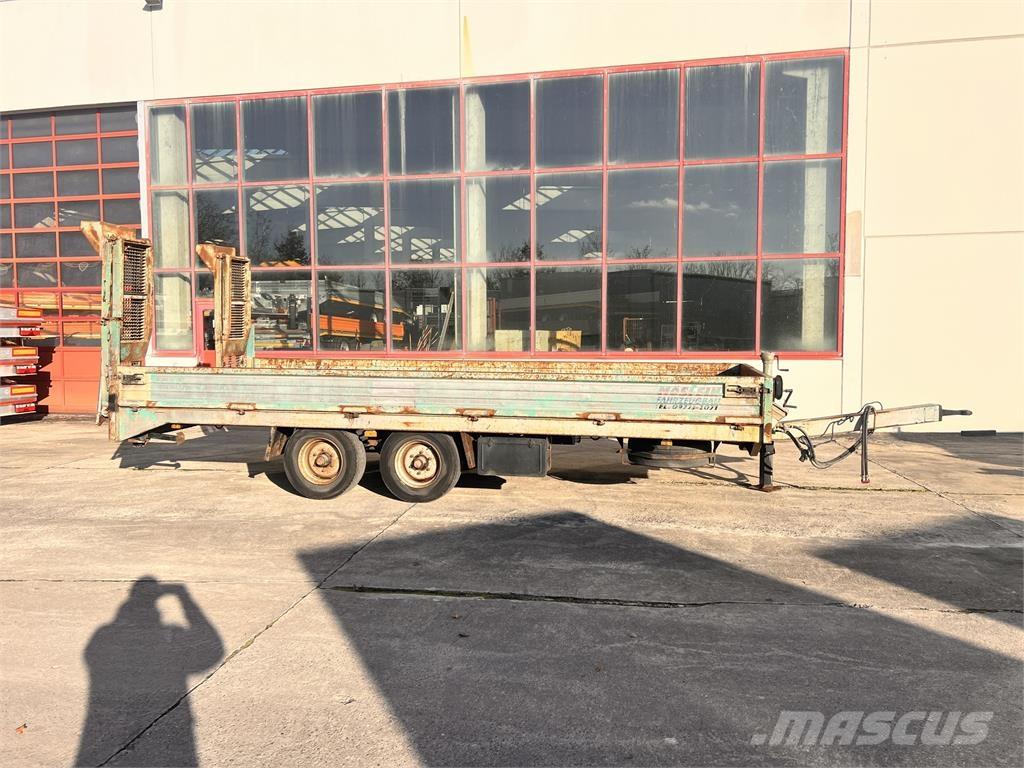 TT Tandemtieflader Низькорамні причепи