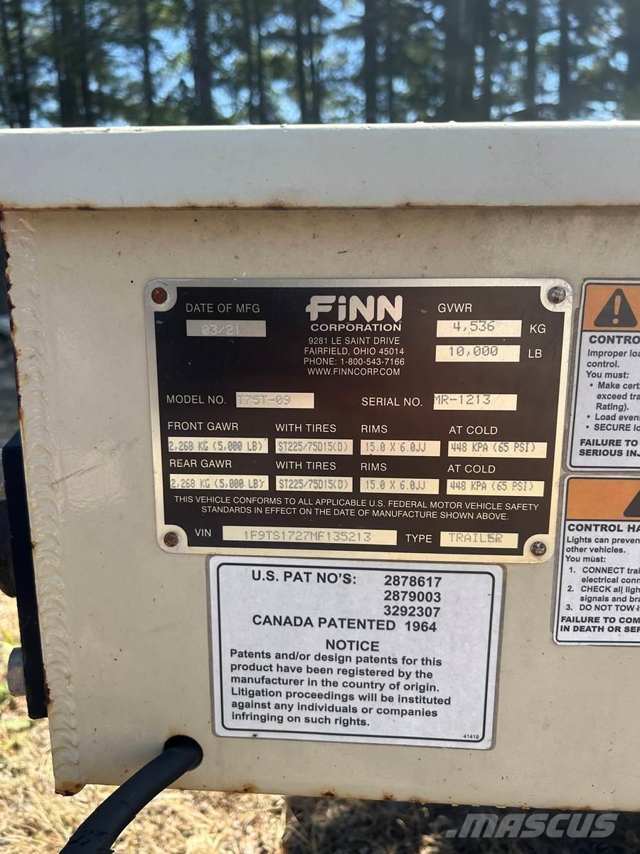 Finn T75T Прийомні бункери