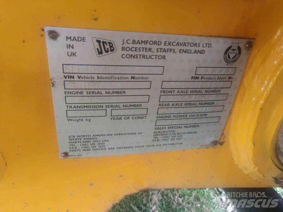 JCB 407 Фронтальні навантажувачі