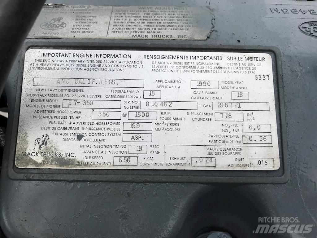 Mack E7-350 Двигуни