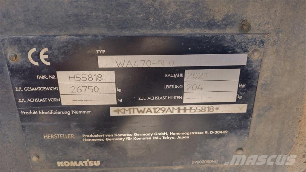 Komatsu WA 470-8 Фронтальні навантажувачі