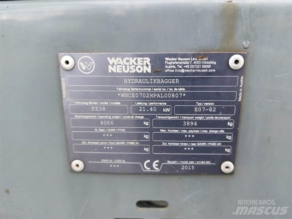 Wacker Neuson EZ38 Гусеничні екскаватори