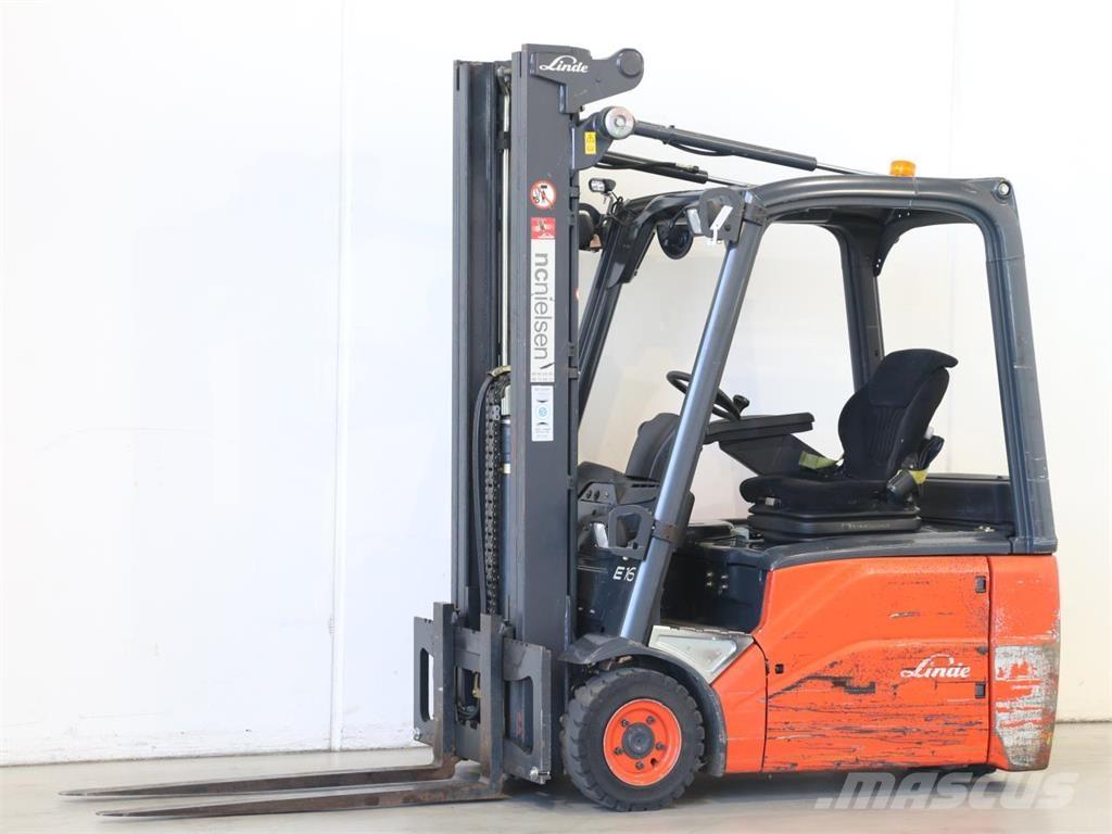 Linde E16/386-01 Електронавантажувачі