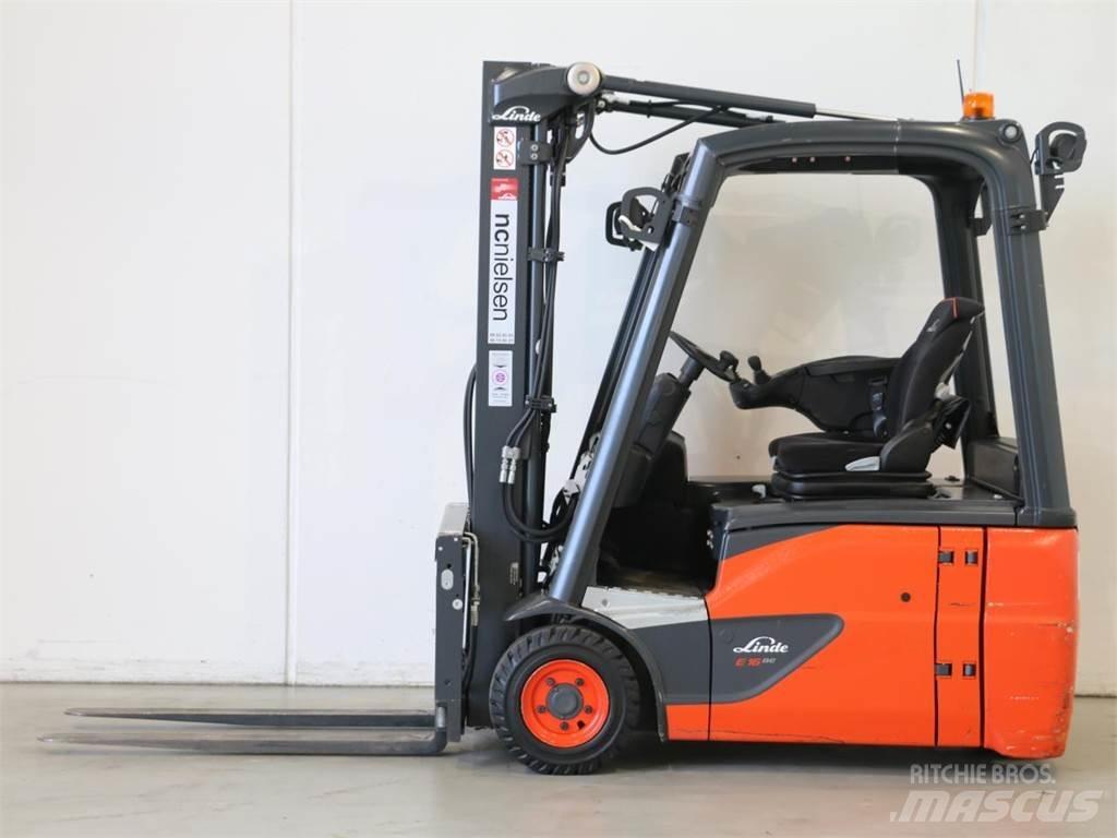 Linde E16/386-02 EVO Електронавантажувачі
