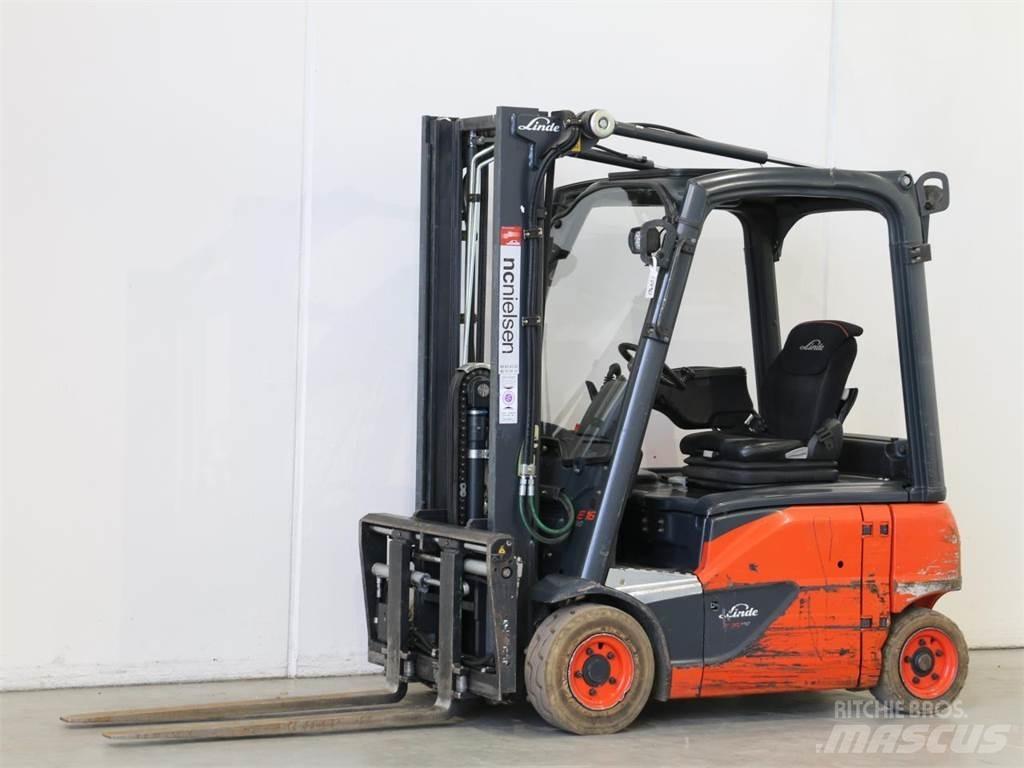 Linde E16P/386-02 Електронавантажувачі