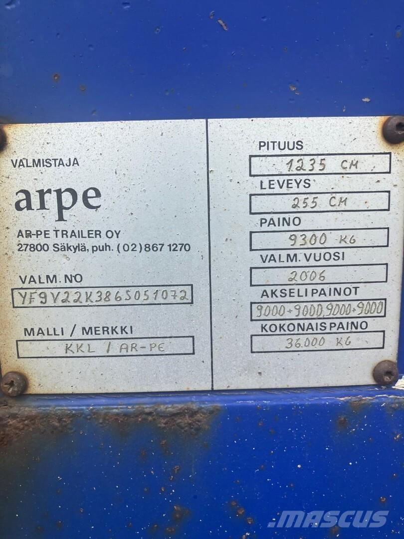 AR-PE KKL Тентовані причепи