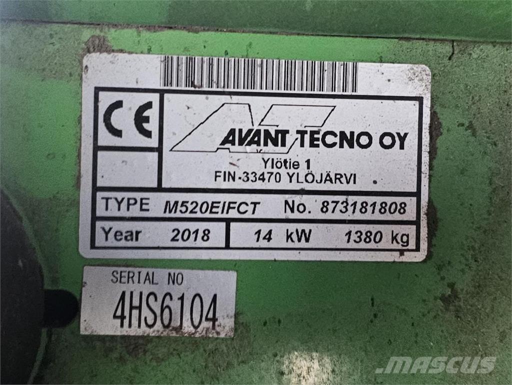 Avant M520 Малі навантажувачі