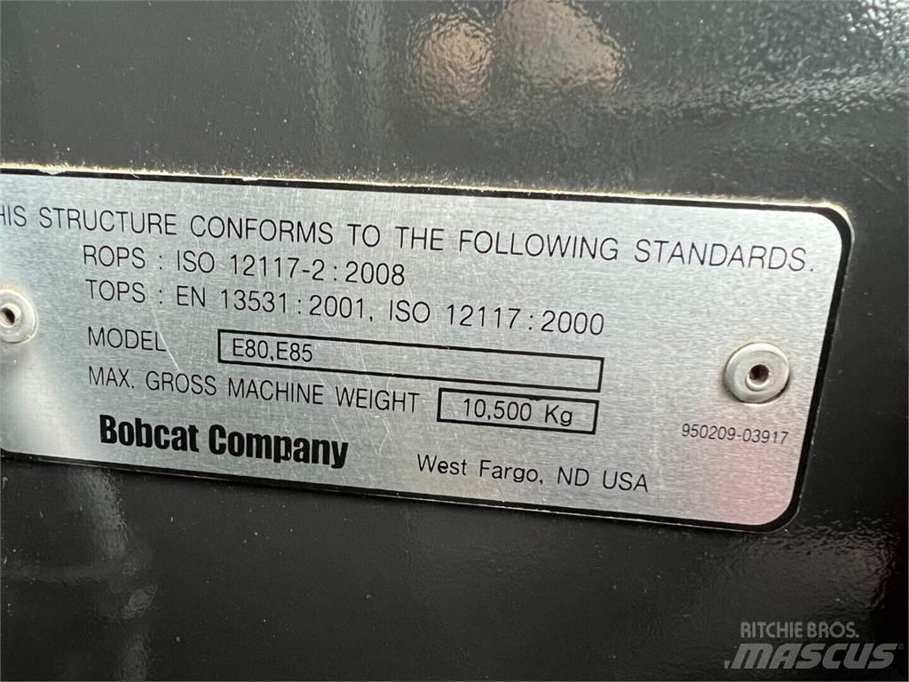 Bobcat E85 Гусеничні екскаватори