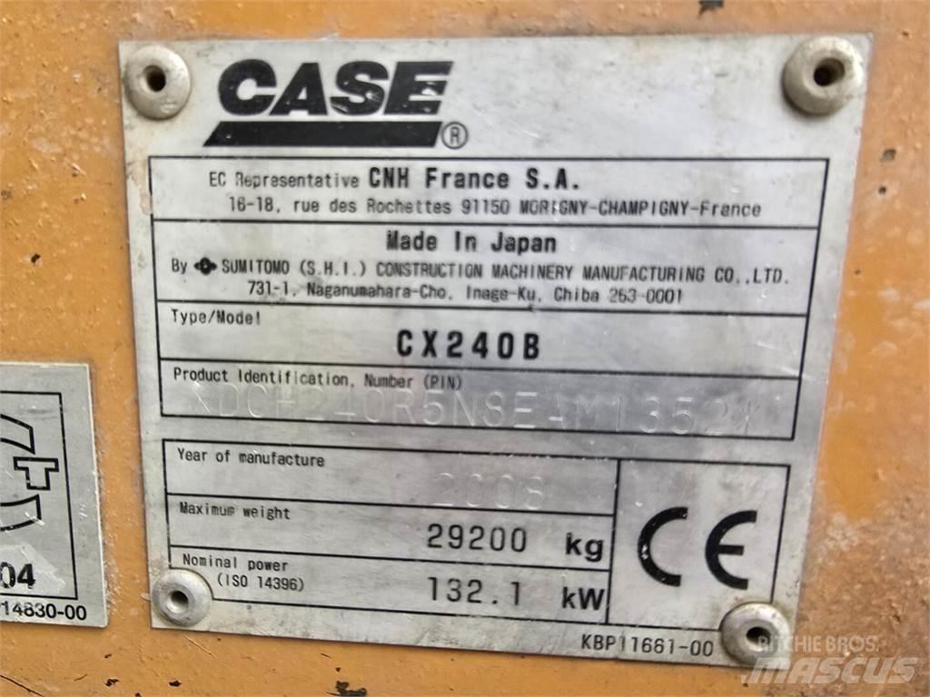 CASE CX 240 B Гусеничні екскаватори