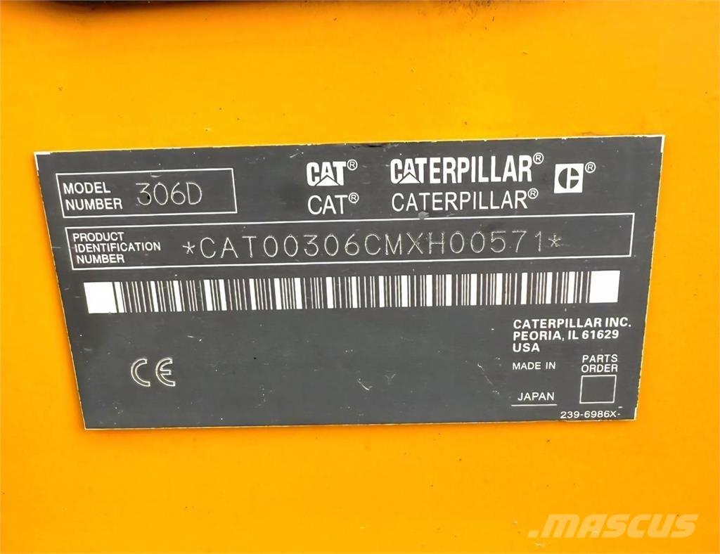 CAT 306D Міні-екскаватори < 7т