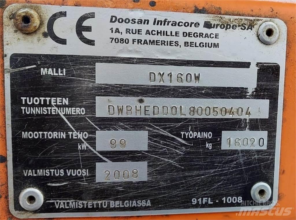 Doosan DX160W Гусеничні екскаватори
