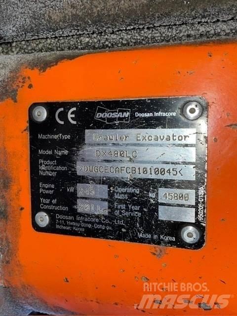 Doosan DX480LC Гусеничні екскаватори