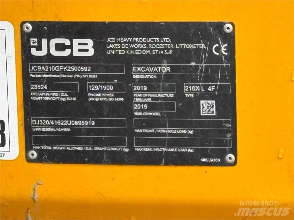 JCB 210 X L 4F Гусеничні екскаватори