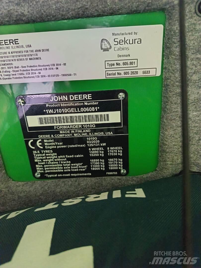 John Deere 1010G Форвардери
