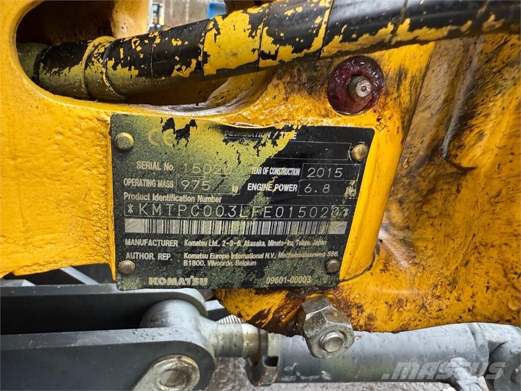 Komatsu PC09 Міні-екскаватори < 7т