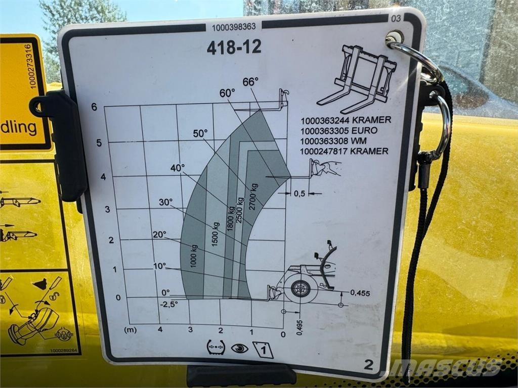 Kramer 2706 Телескопічні навантажувачі