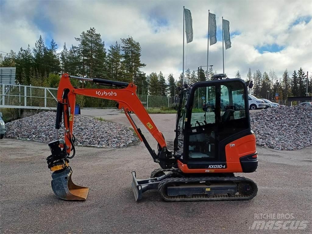 Kubota KX 030-4 Міні-екскаватори < 7т
