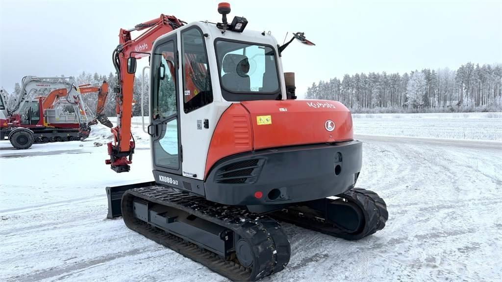 Kubota KX080-3 Середні екскаватори 7т. - 12т.