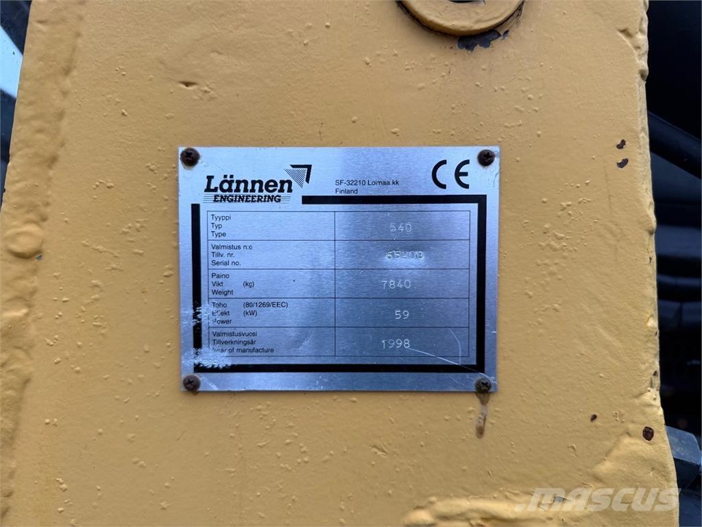 Lännen 540 Екскаватори-навантажувачі