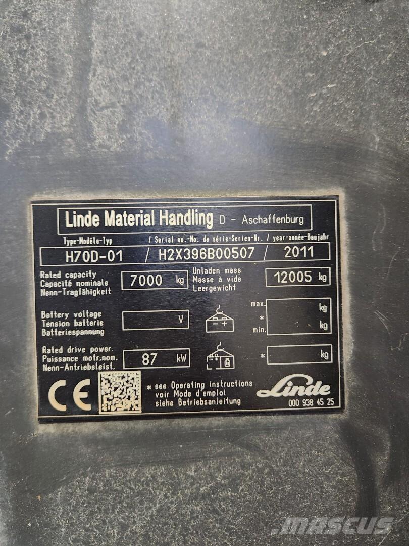 Linde H70D-01 Дизельні навантажувачі