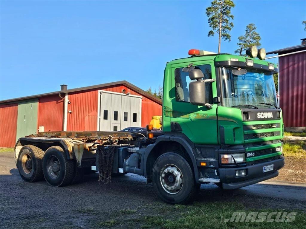 Scania 124C 6X4 Вантажівки з гаковим підйомом
