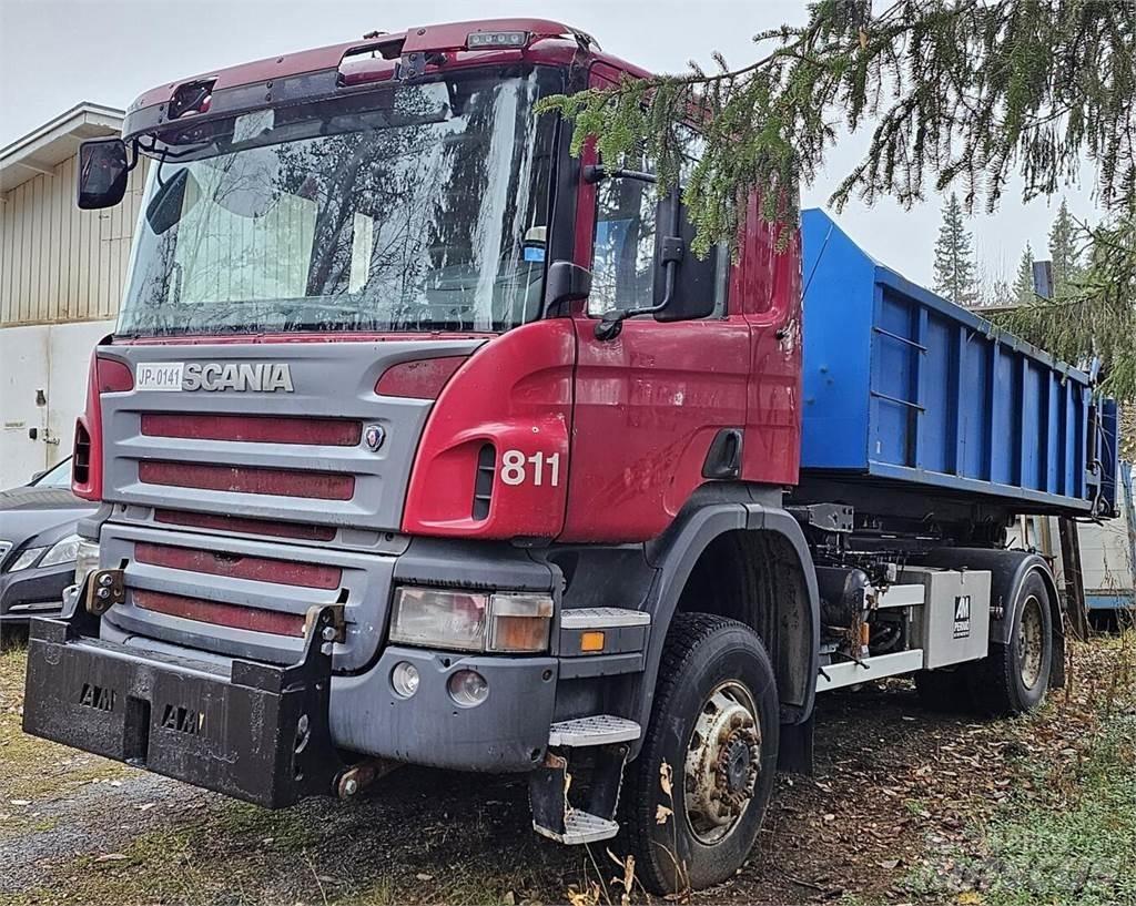 Scania P340 4x4 Вантажівки з гаковим підйомом