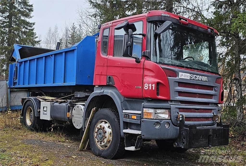 Scania P340 4x4 Вантажівки з гаковим підйомом