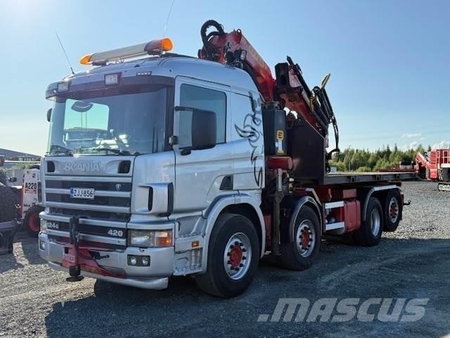 Scania R124G Автокрани
