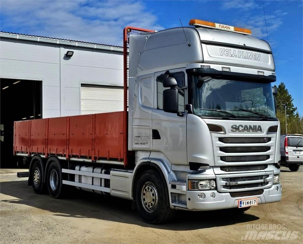 Scania R520 6x2 Вантажівки-платформи/бокове розвантаження
