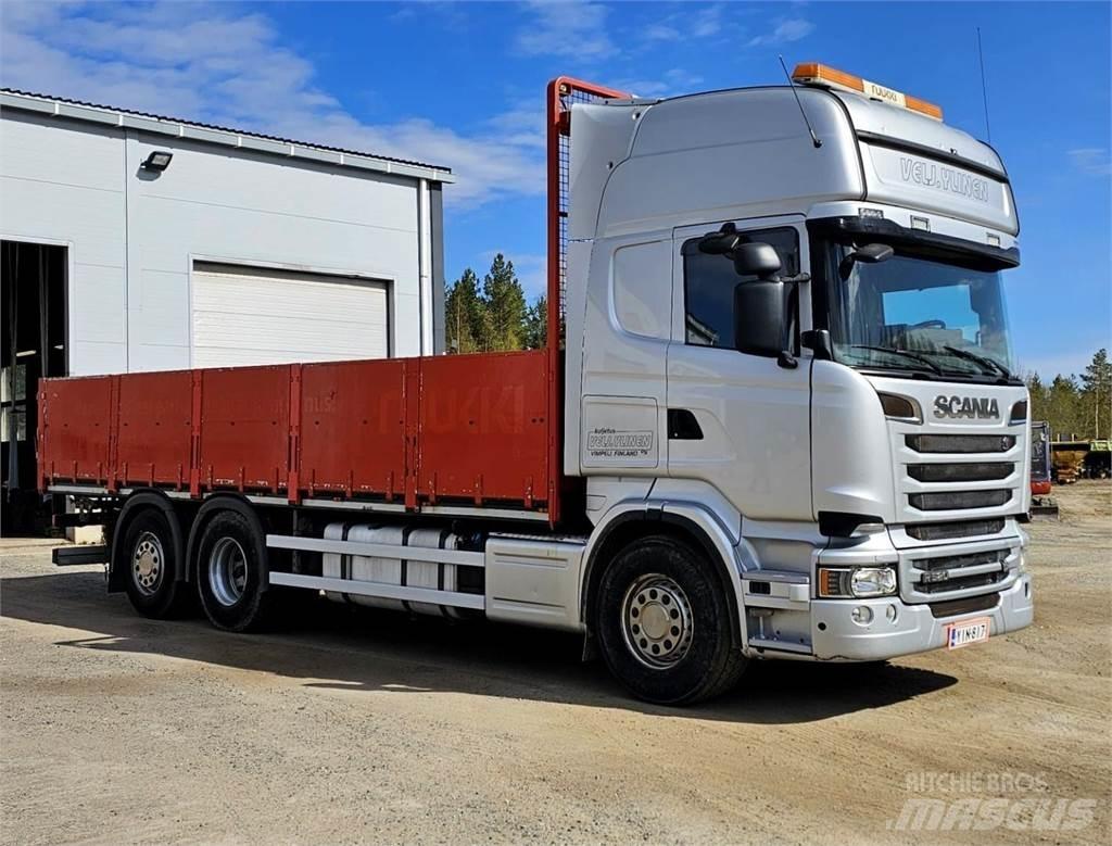 Scania R520 6x2 Вантажівки-платформи/бокове розвантаження