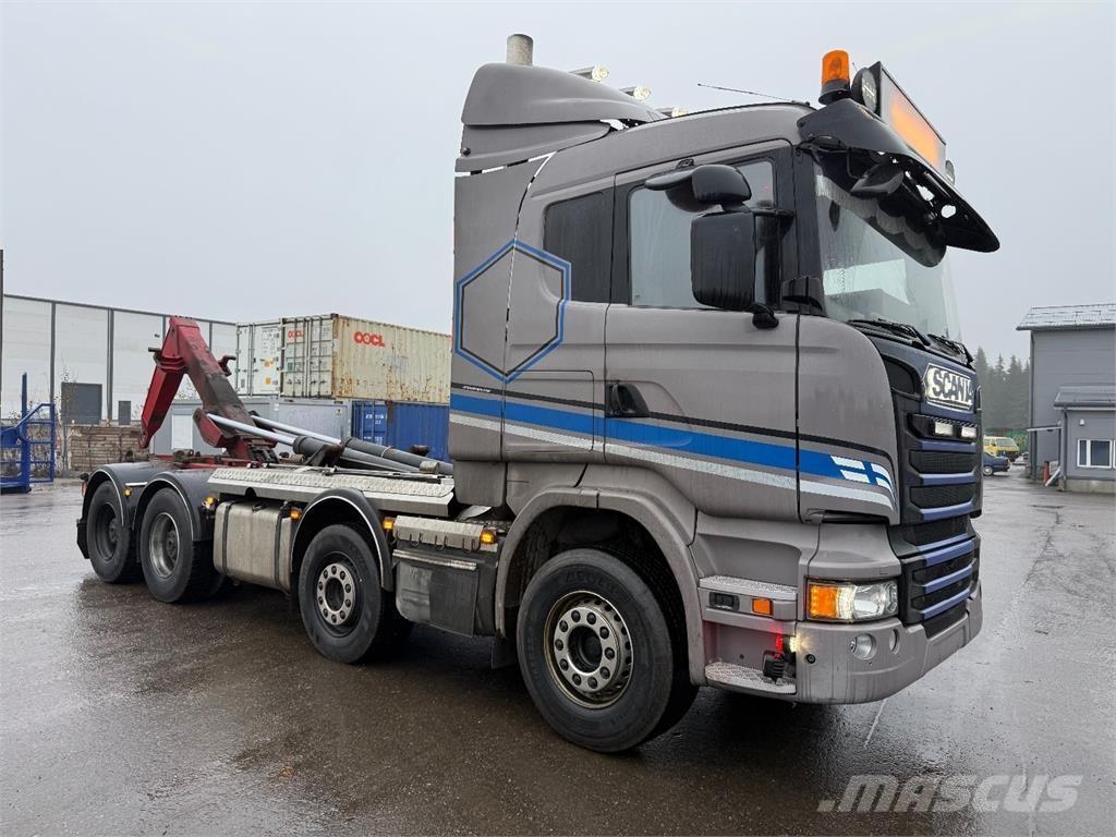 Scania R730 Вантажівки з гаковим підйомом