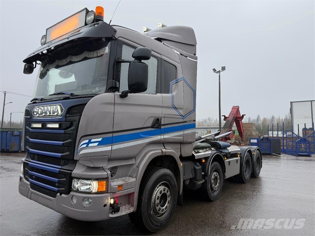 Scania R730 Вантажівки з гаковим підйомом
