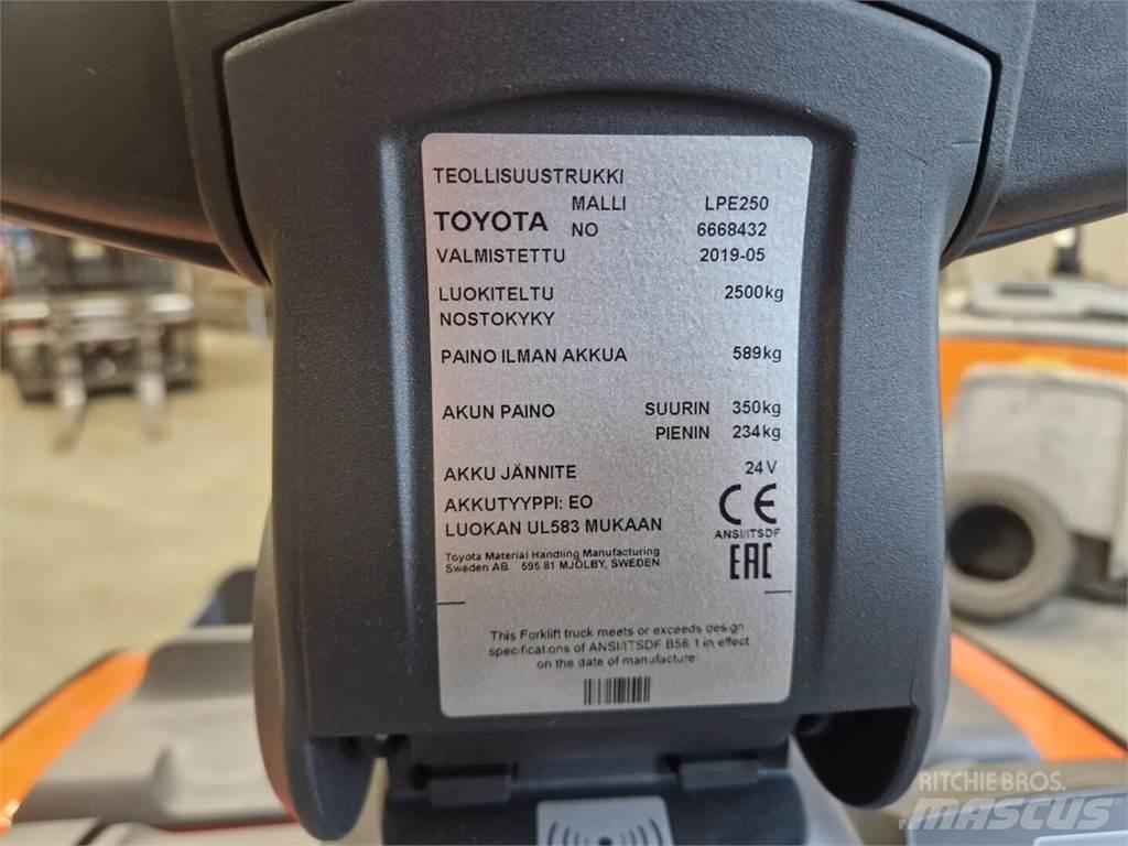 Toyota LPE 250 Інше