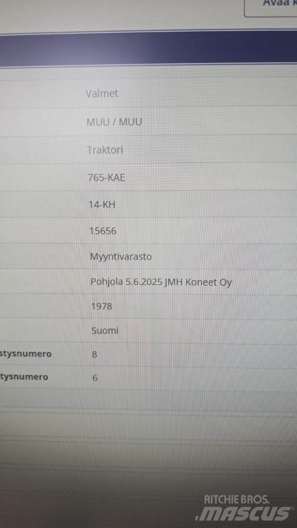 Valmet 702 Трактори
