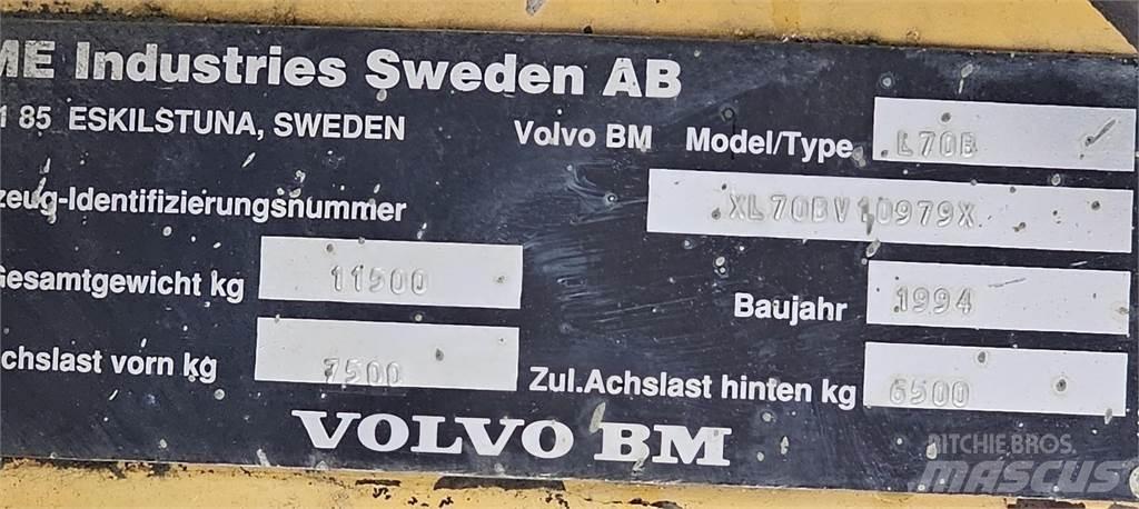 Volvo BM L 70 B Фронтальні навантажувачі