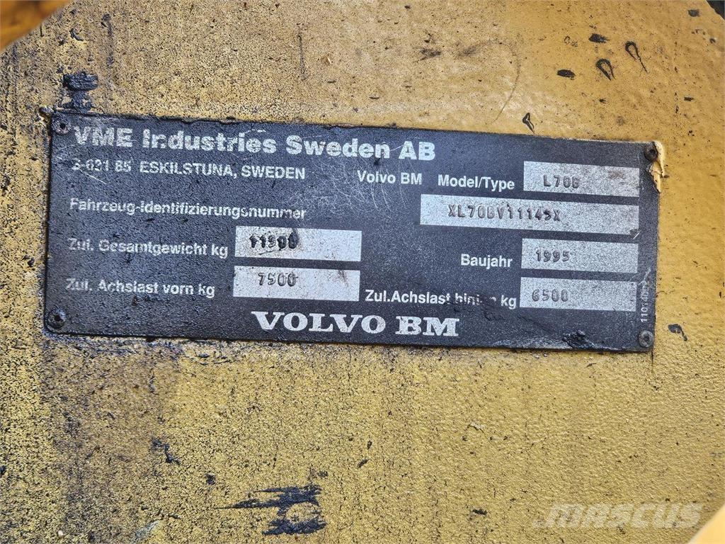 Volvo BM L70B Фронтальні навантажувачі