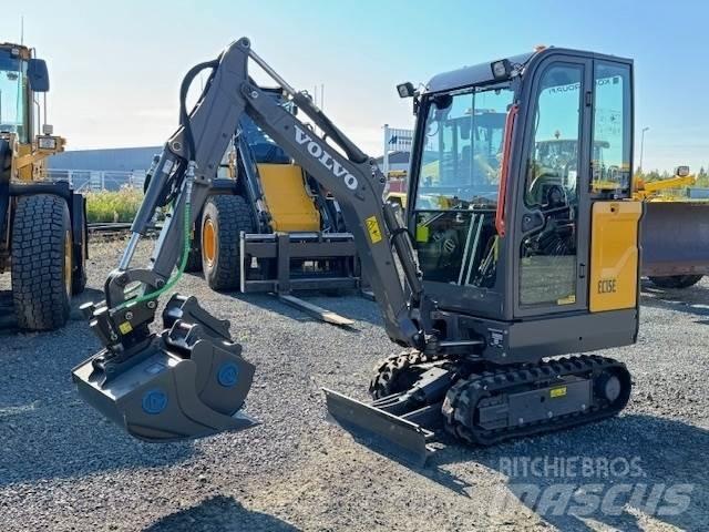 Volvo EC15E Міні-екскаватори < 7т