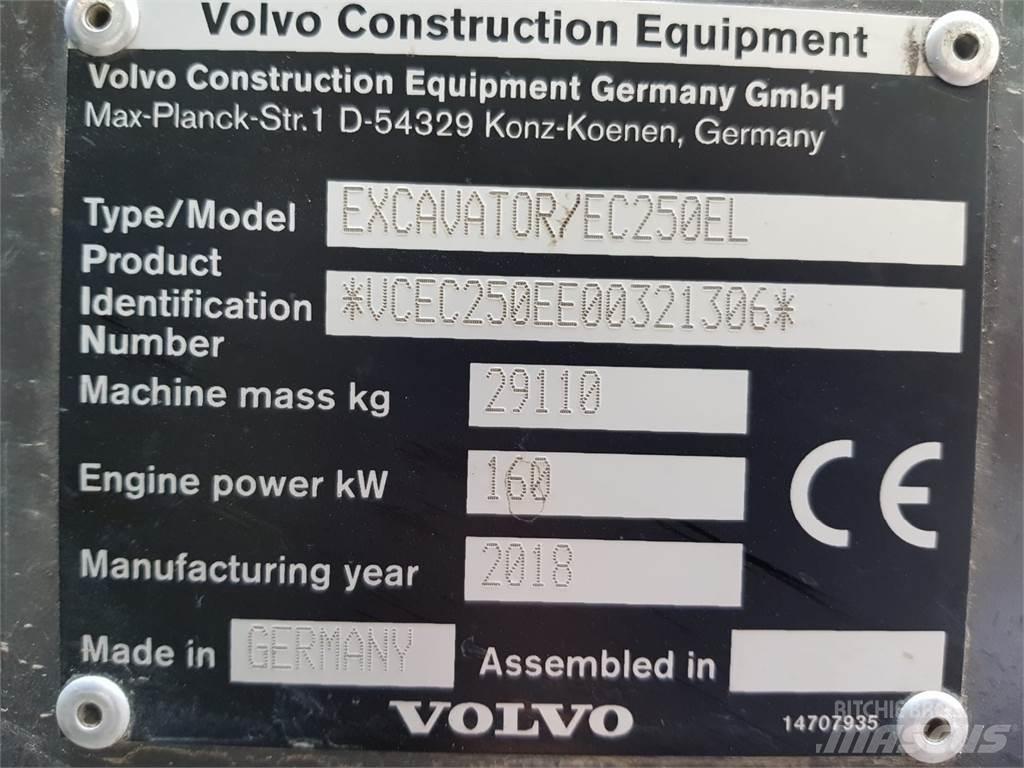 Volvo EC250EL Гусеничні екскаватори