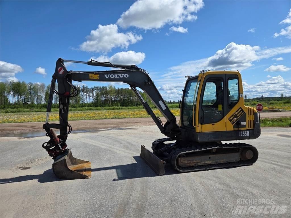 Volvo EC55B Міні-екскаватори < 7т