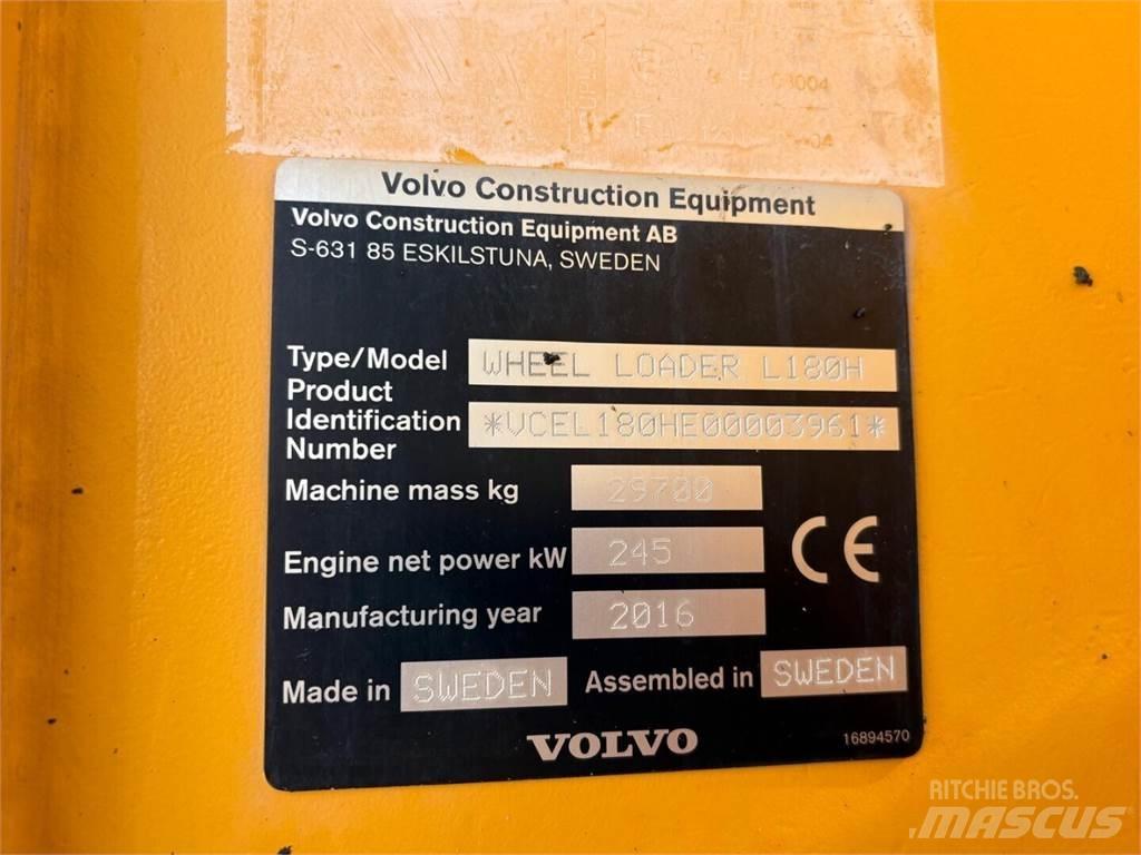 Volvo L 180 H Фронтальні навантажувачі