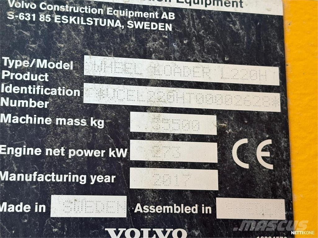 Volvo L 220 H Фронтальні навантажувачі