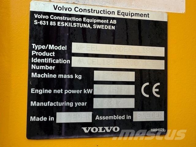 Volvo L180H Фронтальні навантажувачі