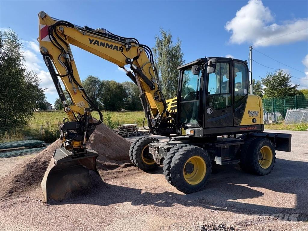 Yanmar B 95 W Колісні екскаватори